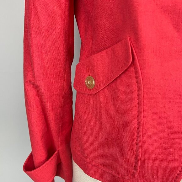 Talbots Red Blazer - Picture 2 of 11